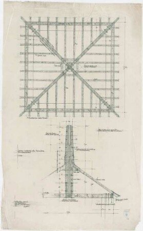 Bestelmeyer, German; Bamberg (Bayern); Ev. Erlöserkirche - Turmdachstuhl