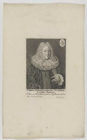 Bildnis des Christophus Conradus Schmid