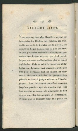 Treizième Lettre