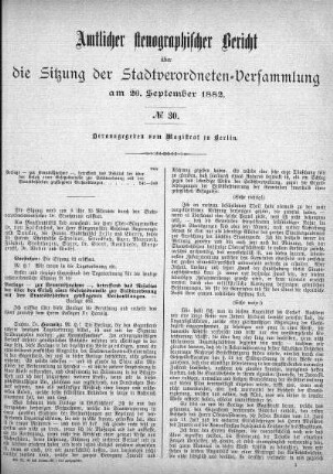 No 30, 26. September 1882