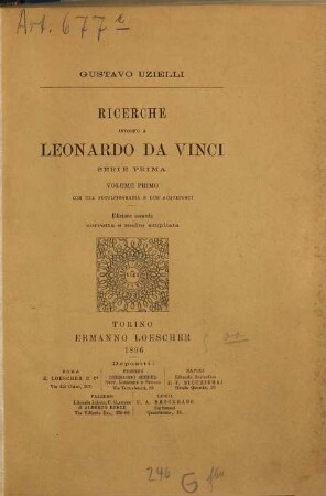 Ricerche intorno a Leonardo da Vinci, 1