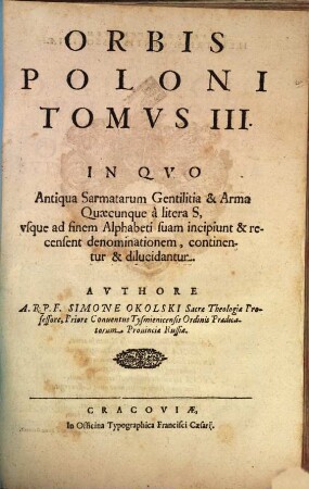 Orbis Polonus, 3
