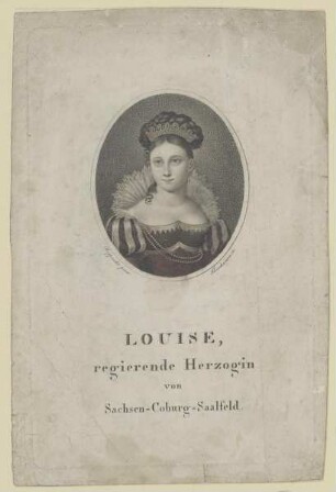Bildnis der Louise von Sachsen-Coburg-Saalfeld