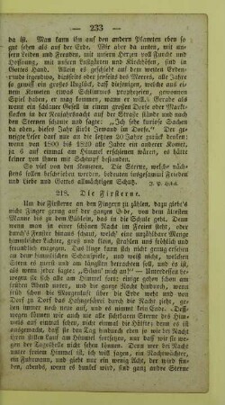 218. Die Fixsterne