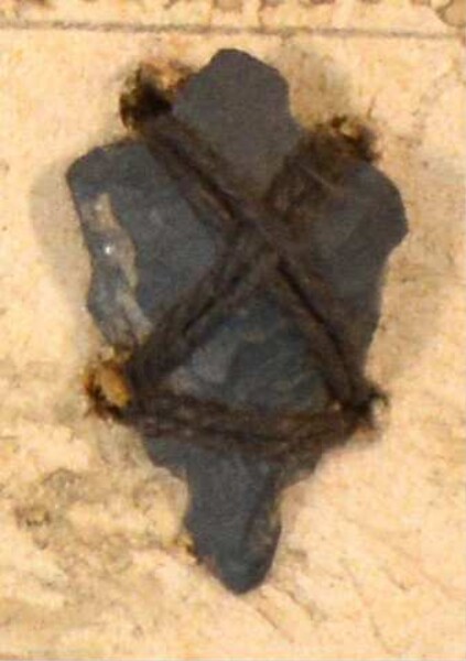 Stone arrowhead