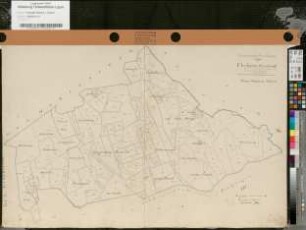 Urkarte der Flur 10 der Katastergemeinde Isselhorst