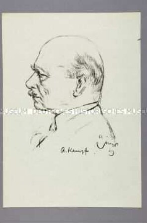 Bildnis des Künstlers Prof. Arthur Kampf