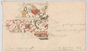 Bauernfeind, Gustav; Italien; Österreich; Schweiz; Studien- und Reiseskizzen - Muster für Dekoration (Ansicht)