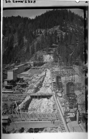 Bau der Albtalsperre