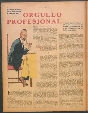 Orgullo profesional : Novela corta de Benjamin Gibbs