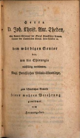 Journal für die Chirurgie, Geburtshülfe und gerichtliche Arzneykunde, 1. 1797