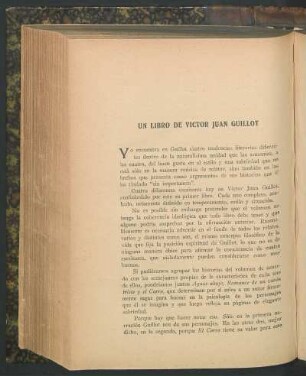Un libro de Victor Juan Guillot