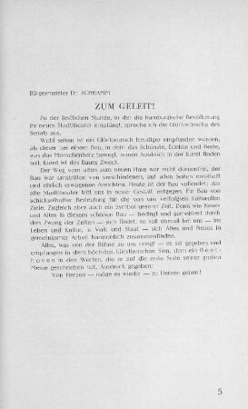Zum Geleit!