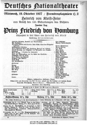 Prinz Friedrich von Homburg