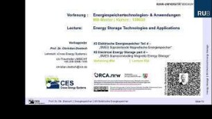 Energiespeichertechnologien- & Anwendungen: 3 d. Elektrische Energiespeicher - SMES Supraleitende magentische Energiespeicher