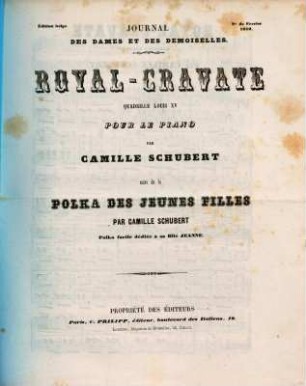 Journal des Dames et des Demoiselles, 1859. Février, mai, août, novembre