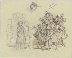 Musikanten und Bauernkinder