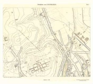Fischer, Theodor; Kaufbeuren; Generalbaulinienplan - Stadtplan