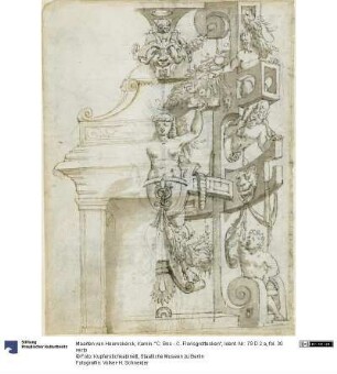 Kamin. "C. Bos - C. Florisgrottesken"