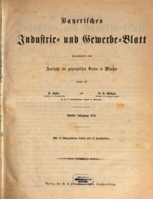 Bayerisches Industrie- und Gewerbeblatt, 56 = 2. 1870