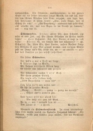 Abermals ein Schwabenstreich.
