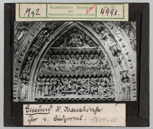 Schwäbisch-Gmünd, Heiligkreuz-Kirche: südl. Chorportal, 1355-60