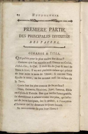 Ouranos & Titéa. - Les Muses.