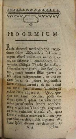 Theologiae Dogmaticae In Systema Redactae. 1
