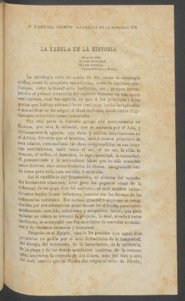La fábula en la historia