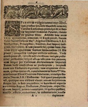 Antimanifestum: Hoc Est, Refutatio Solida Manifesti Palatini De Septemviratu Translato