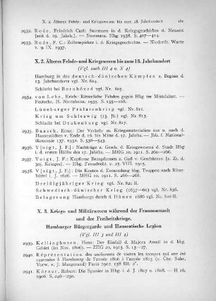 X.3. Kriegs- und Militärwesen während der Franzosenzeit und der Freiheitskriege, Hamburger Bürgergarde und Hanseatische Legion