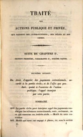 Traité du droit criminel, 2