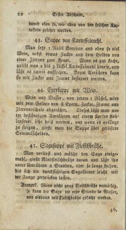 43. Suppe von Kartoffelmehl