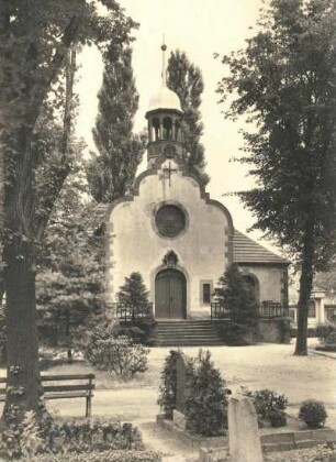Dresden-Leuben. Kapelle auf dem Friedhof