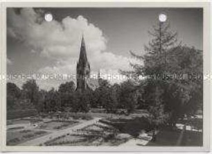 Neustettin, Rosengarten, Kirche St. Nikolai