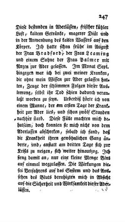 Heilmittel gegen das Fieber.