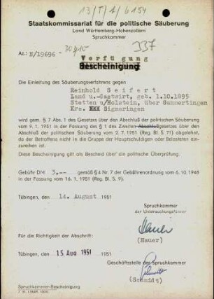 Seifert, Reinhold