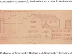Beichel, Friedrich. Elektrizitätswerk Rheinhafen. Umbau und Erweiterung Honsellstrasse 35