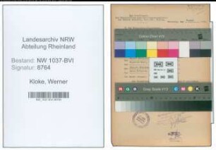 Entnazifizierung Werner Kloke , geb. 19.10.1910 (Amtsgerichtsrat)