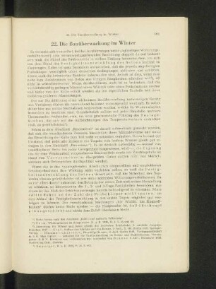 22. Die Bauüberwachung im Winter
