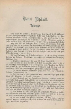 Vierter Abschnitt. Erbrecht
