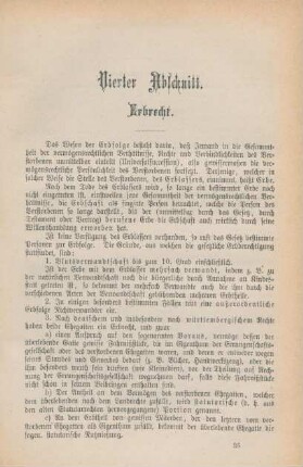 Vierter Abschnitt. Erbrecht