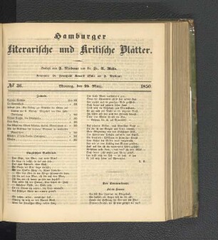 No. 36. 25. März 1850