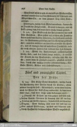 Fünf und zwanzigstes Capitel. Von der Krätze