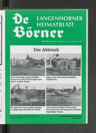 August/September 1991, Nummer 8