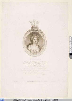 Her Royal Highness Caroline Amelia Elizabeth Princess of Wales, Brunswick, Lunenburg, &c., &c.
