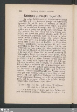 Reinigung gebrauchter Schmieröle