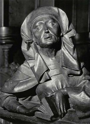 Holzgeschnitzte Figuren von Jörg Syrlin d. Ä. im Chorgestühl des Ulmer Münsters