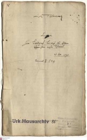 Testament Landgraf Ludwigs IV. von Hessen-Marburg