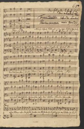 23. [Recitativo & Coro] (Ev., Jesus): Die Männer aber, die Jesum hielten